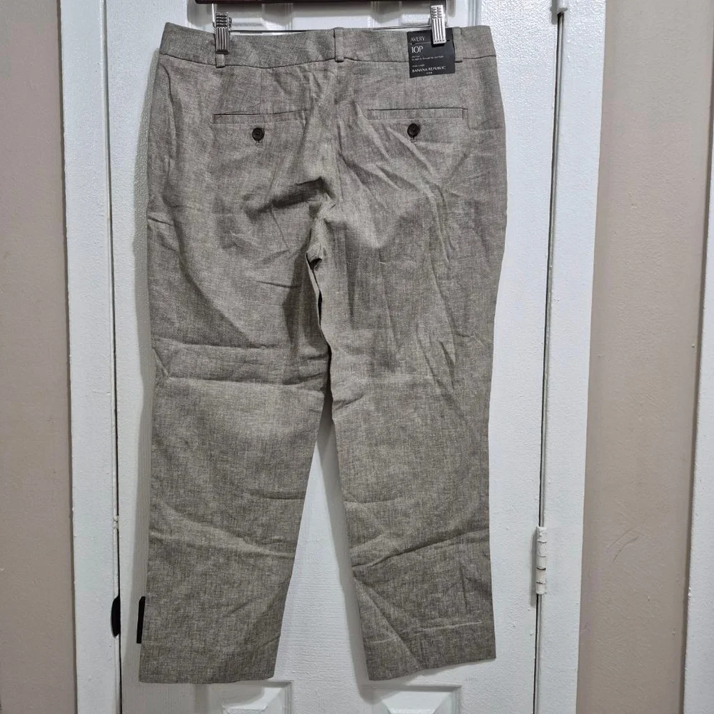 Women's Banana Republic Avery Petite Ankle Pants 10P Dusty Olive